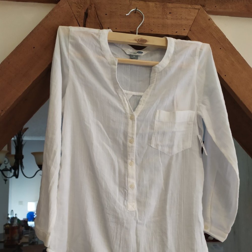 Old Navy | White Tunic Top